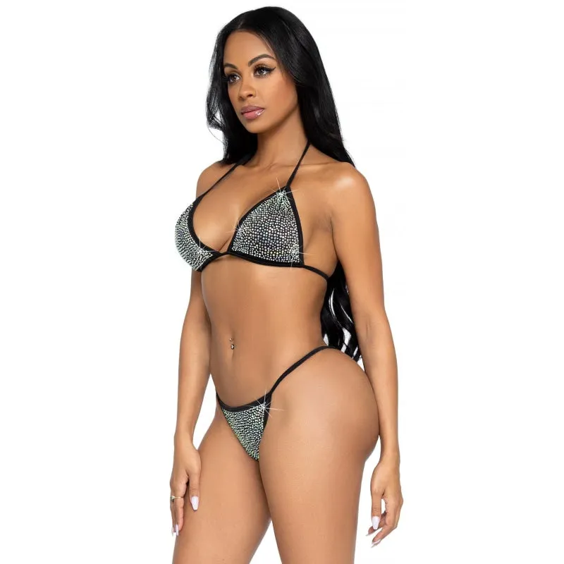 2 Pc Phoenix Bikini Set - Black - Medium