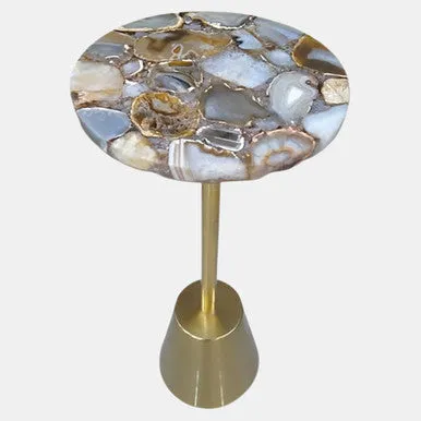 Agate Top Accent Table