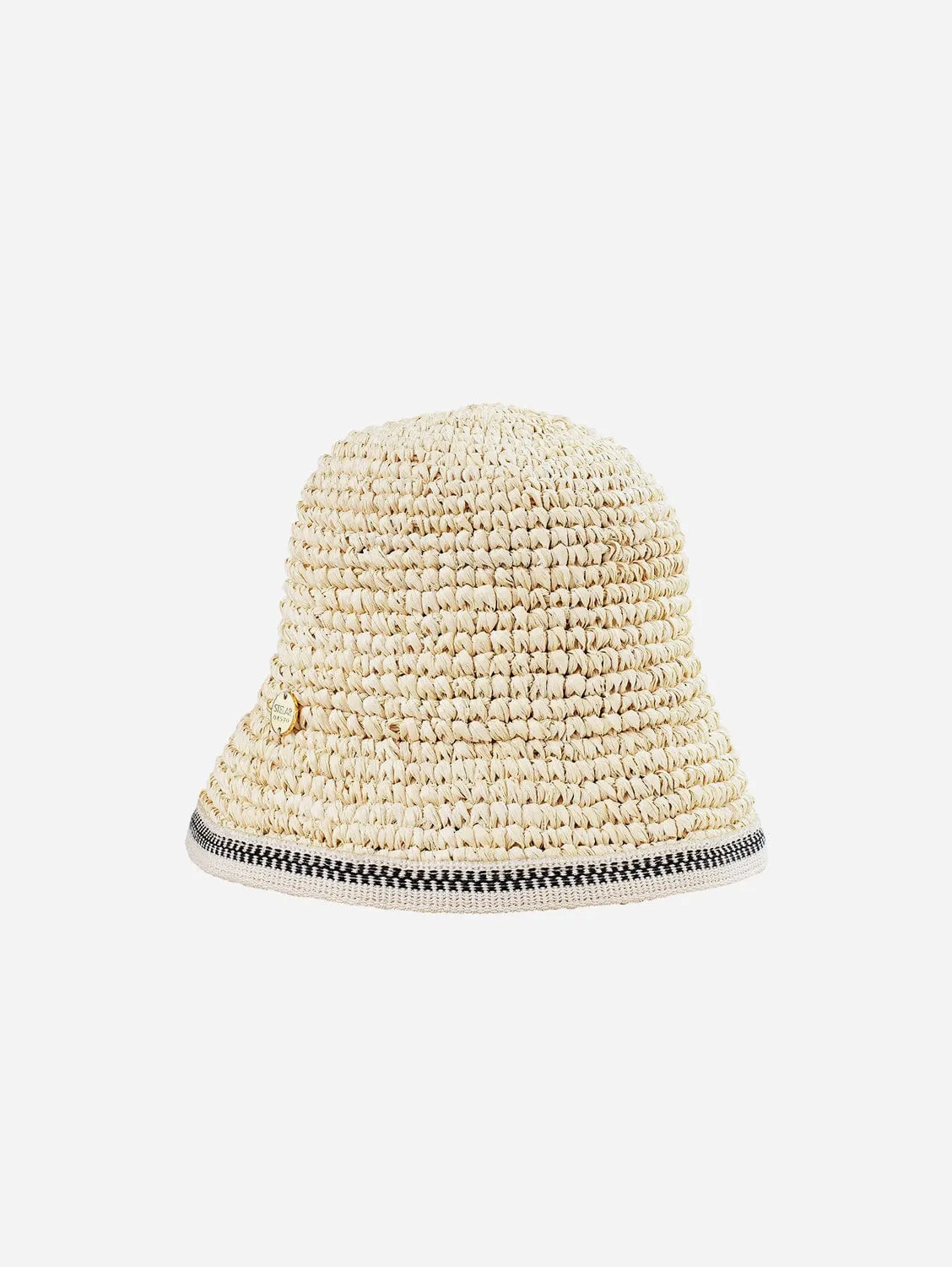 Alam Handwoven Raffia Bucket Hat | Natural