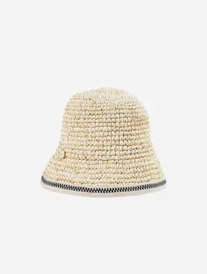 Alam Handwoven Raffia Bucket Hat | Natural