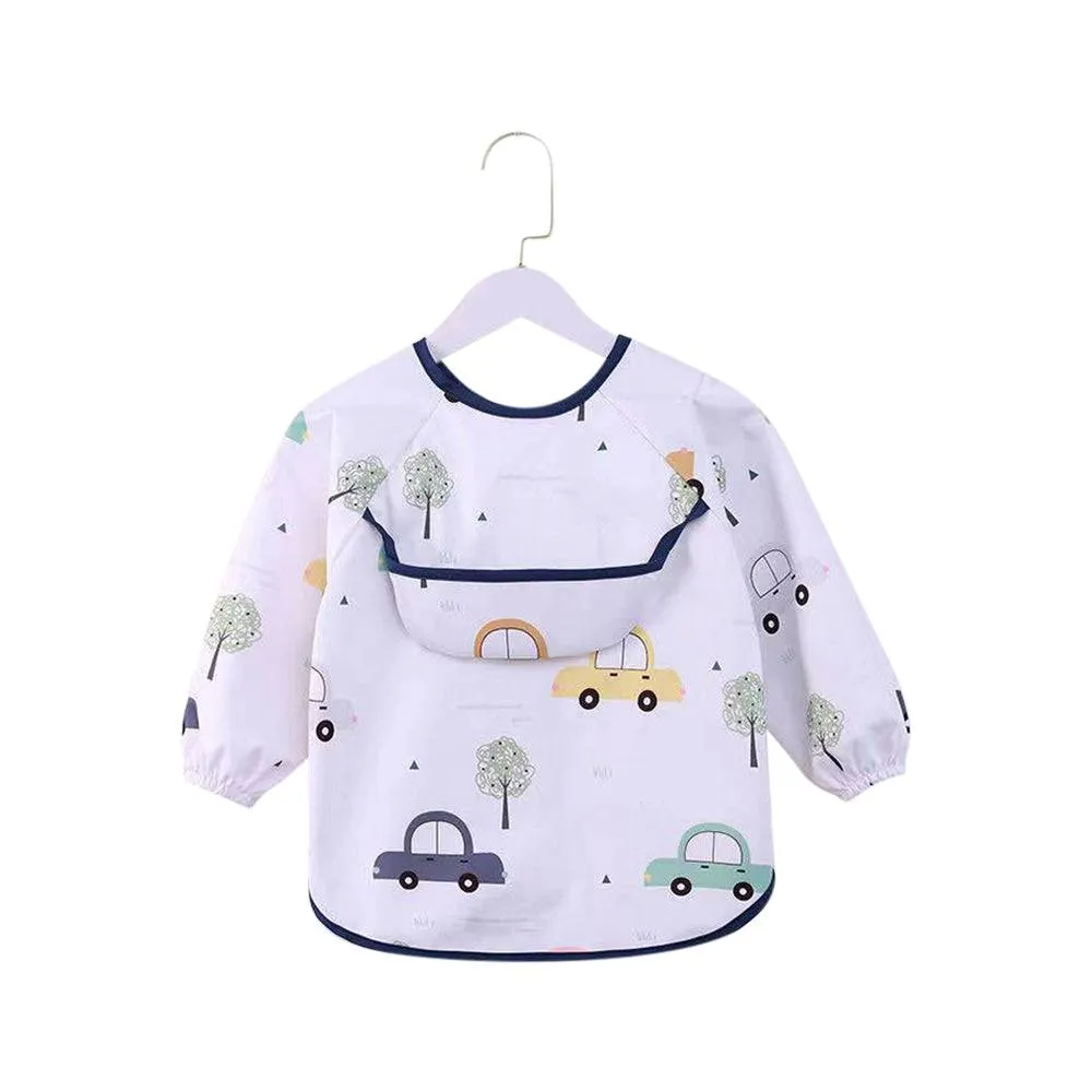 Baby Long Sleeve Apron Smock Bib Beep Beep