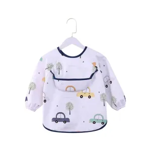 Baby Long Sleeve Apron Smock Bib Beep Beep