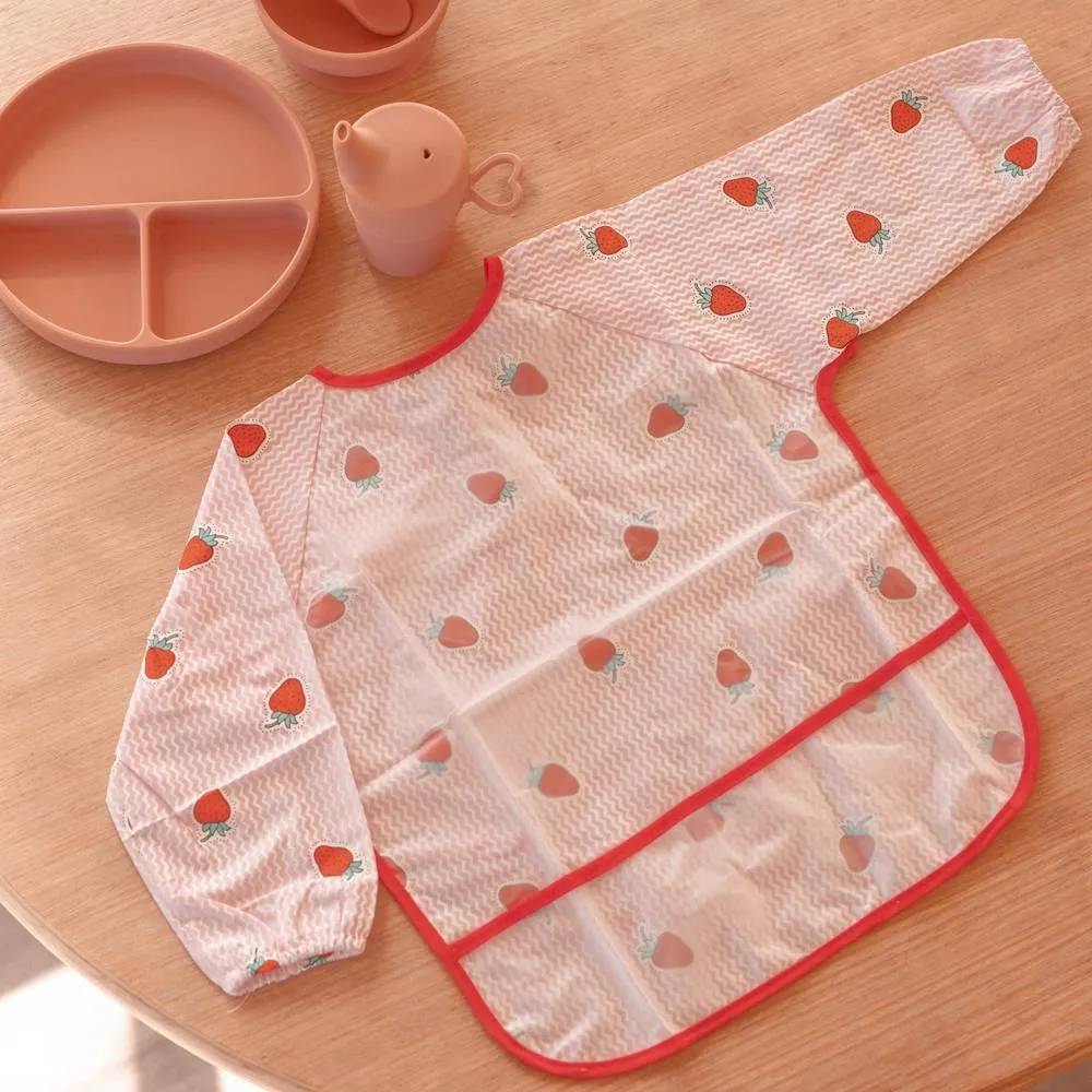 Baby Long Sleeve Apron Smock Bib Cars & Planes