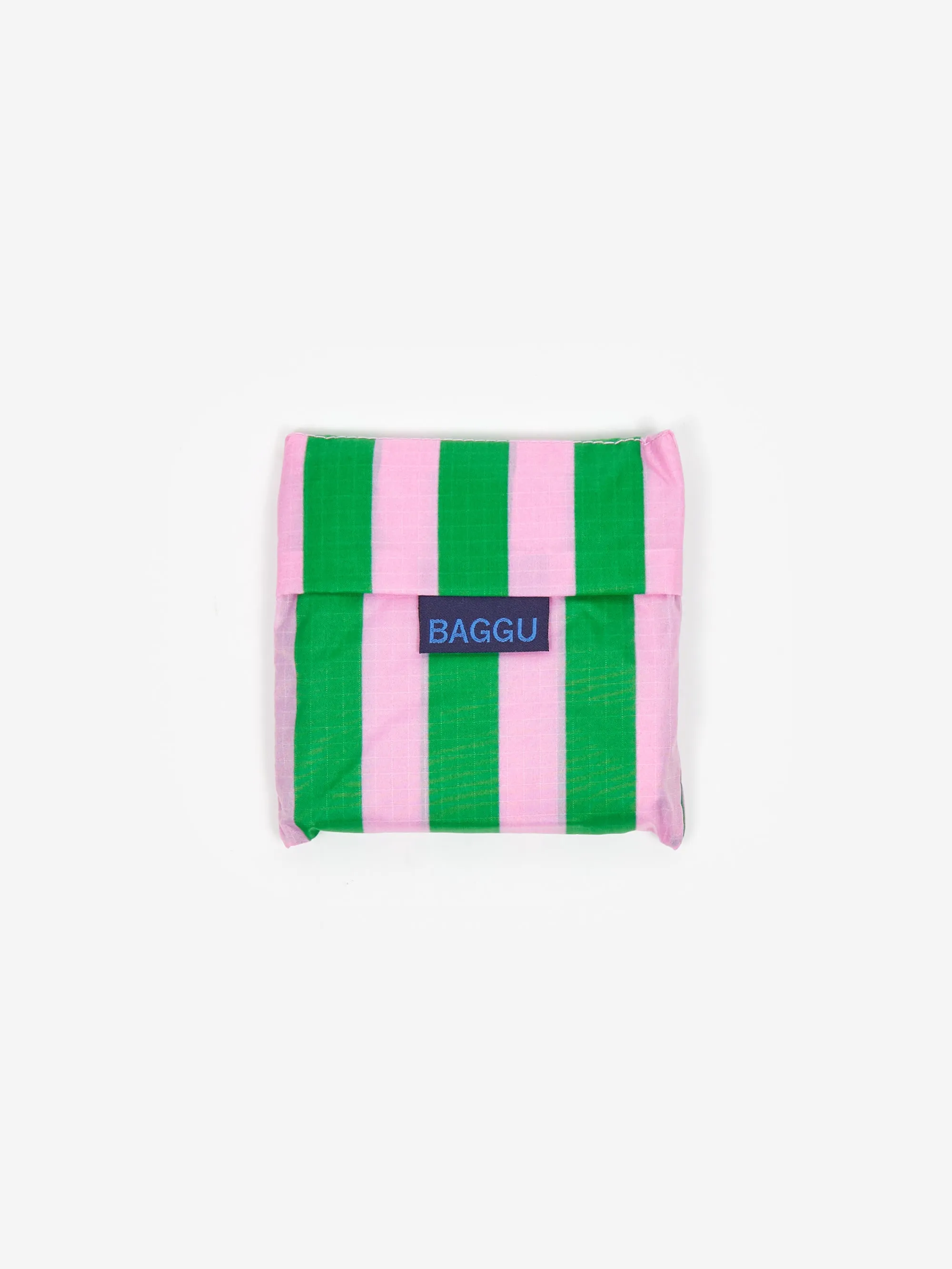 BAGGU Standard Baggu - Pink Green Awning Stripe