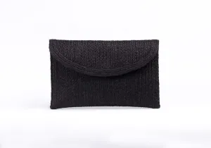 Bangkok Craft - Sisal Clutch Bag (Black)