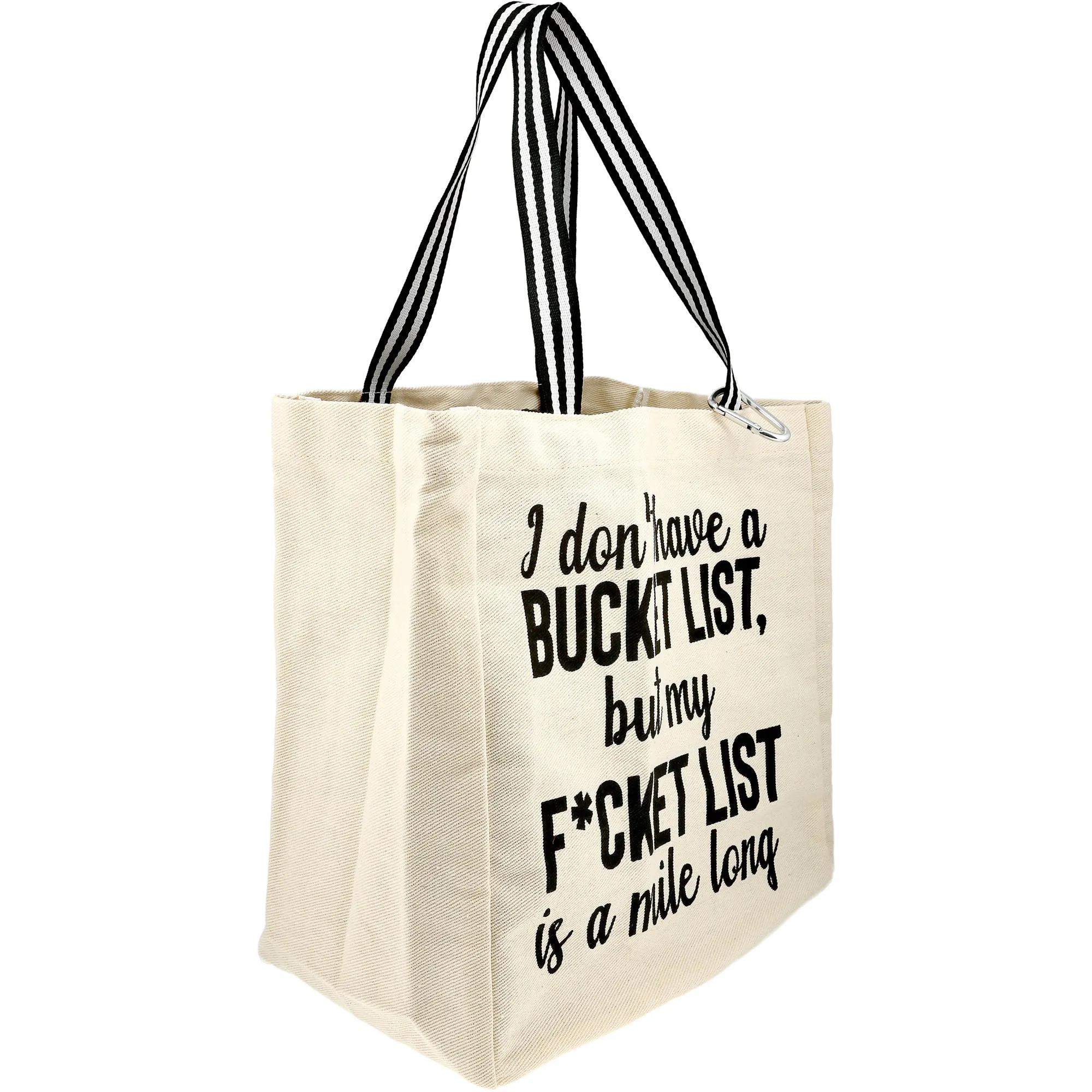 Bucket List 100% Cotton Twill Gift Bag