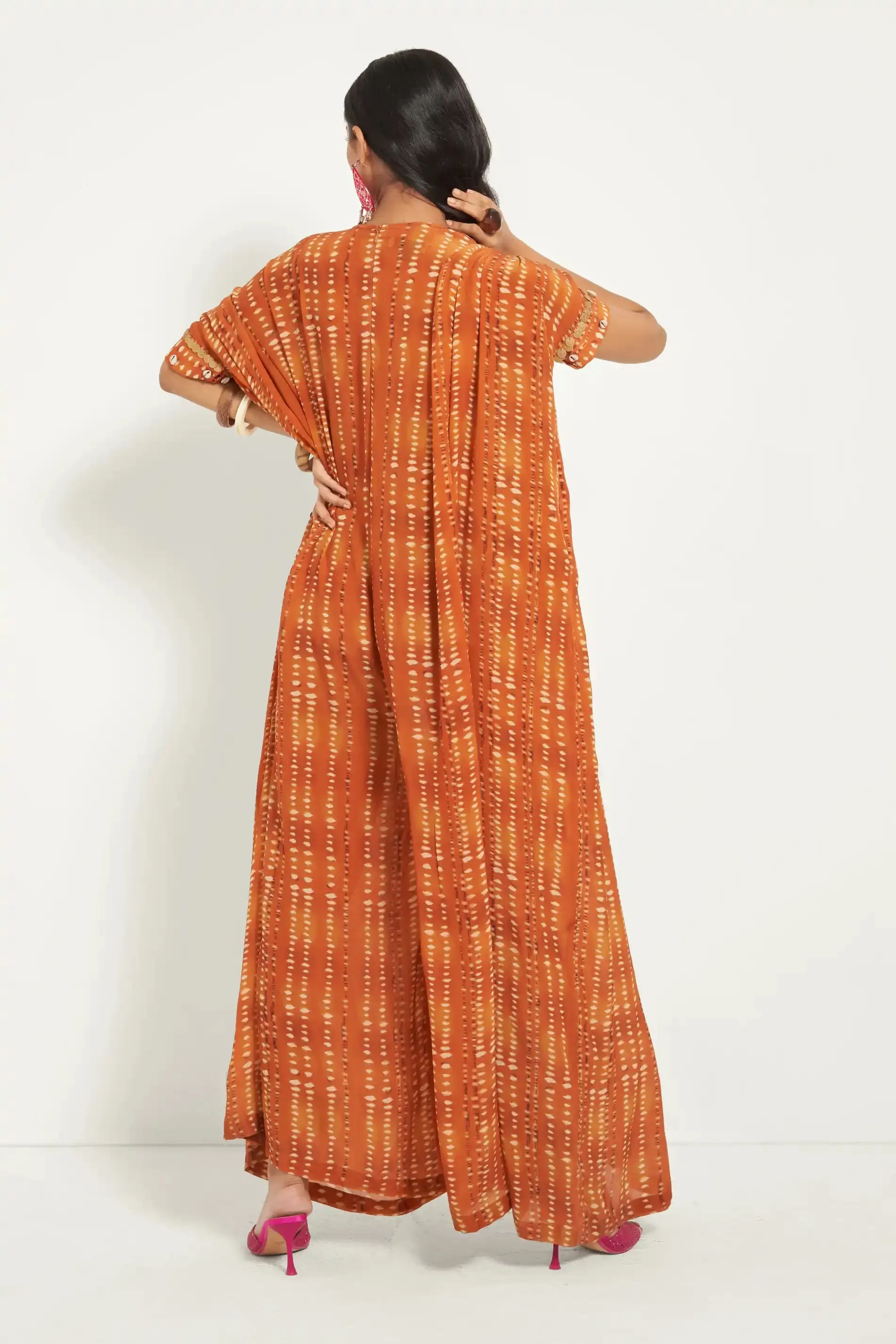 Burnt Orange Breezy Jumpsuit