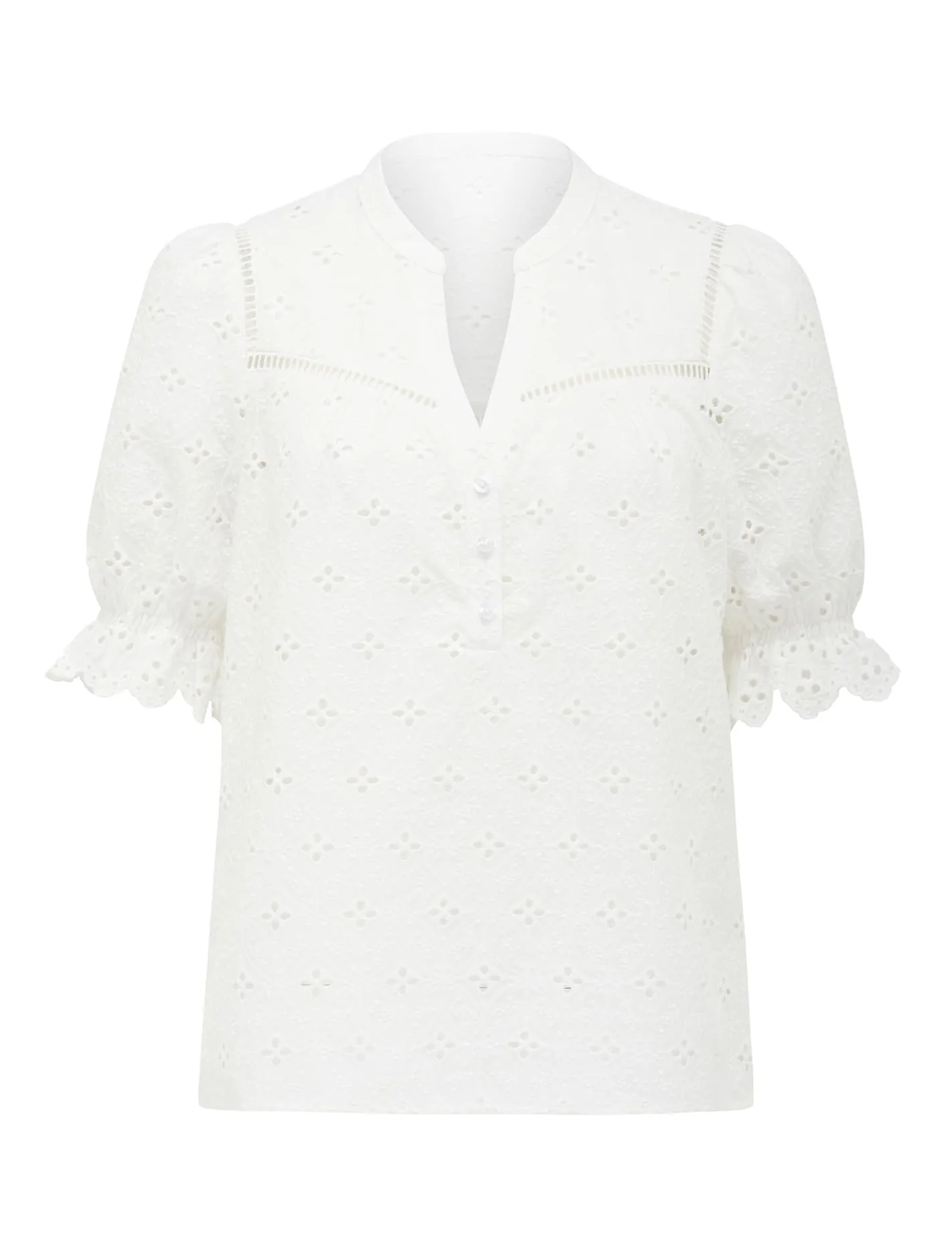 Callie Broderie Blouse