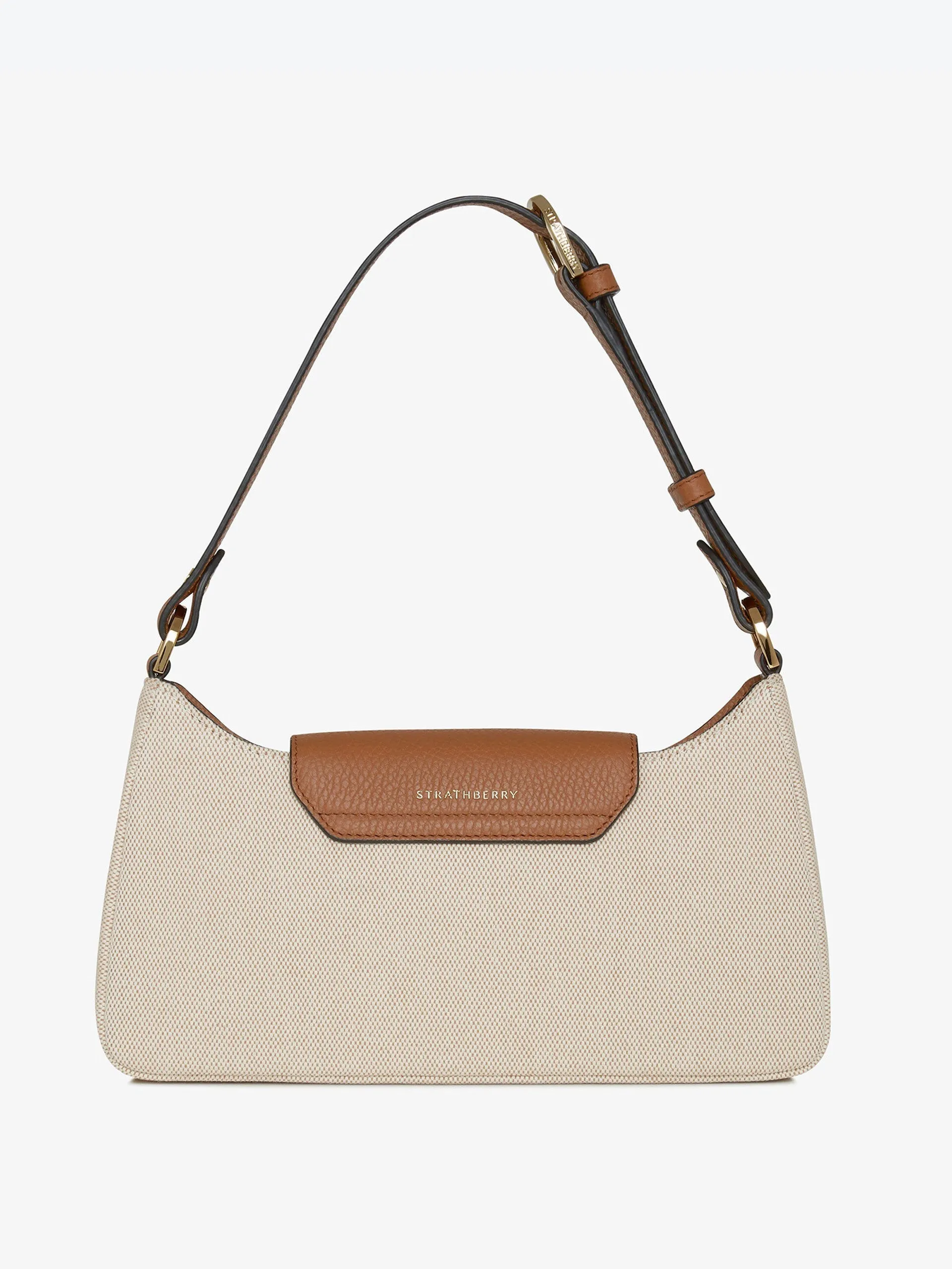 Canvas, ecru, tan Multrees Omni shoulder bag