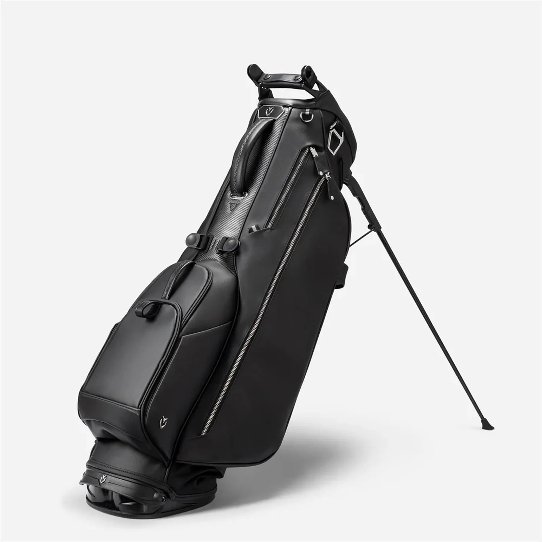 Carbon Lux Stand Bag Pebbled Black - 2024