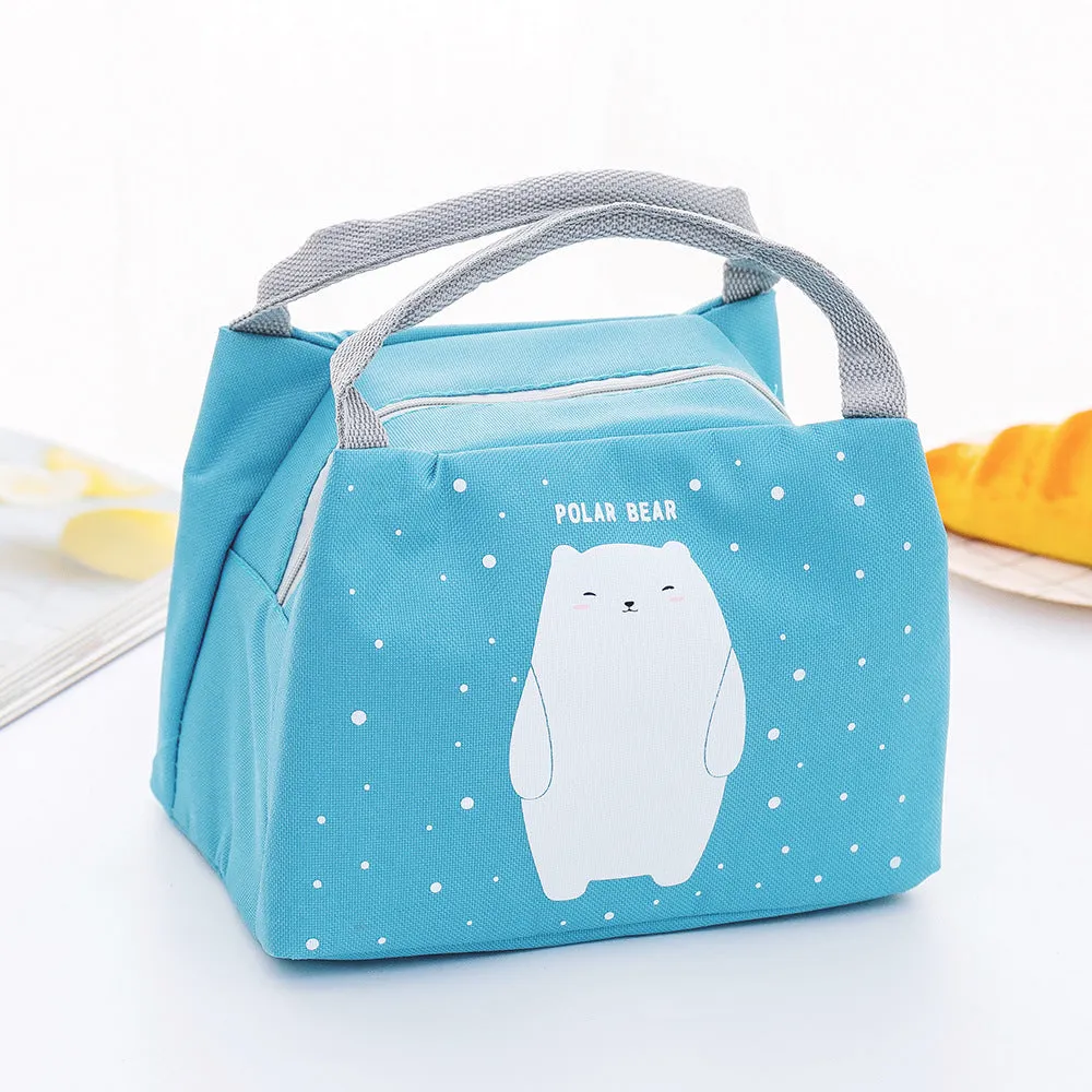 Cartoon Cute Student Insulation Bag Lunch Bag Small Lunch Box Bag