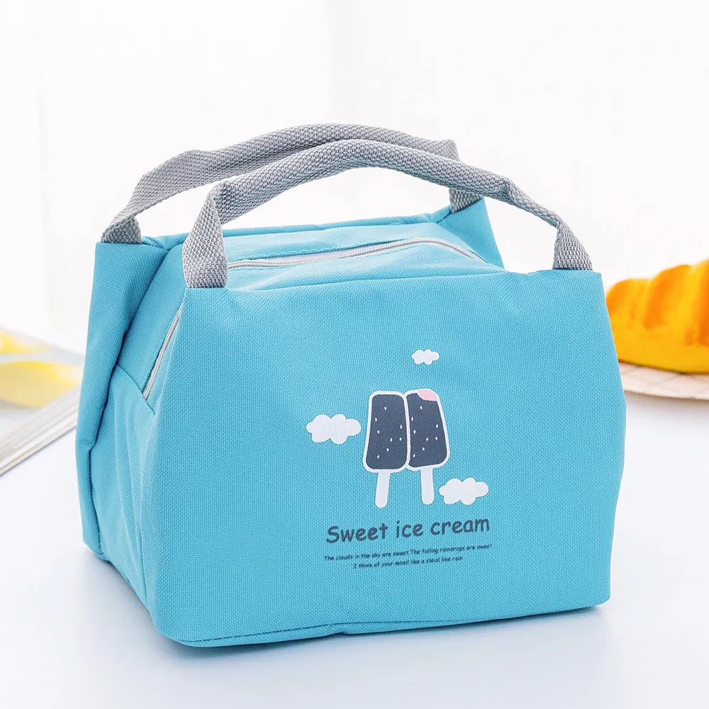 Cartoon Cute Student Insulation Bag Lunch Bag Small Lunch Box Bag