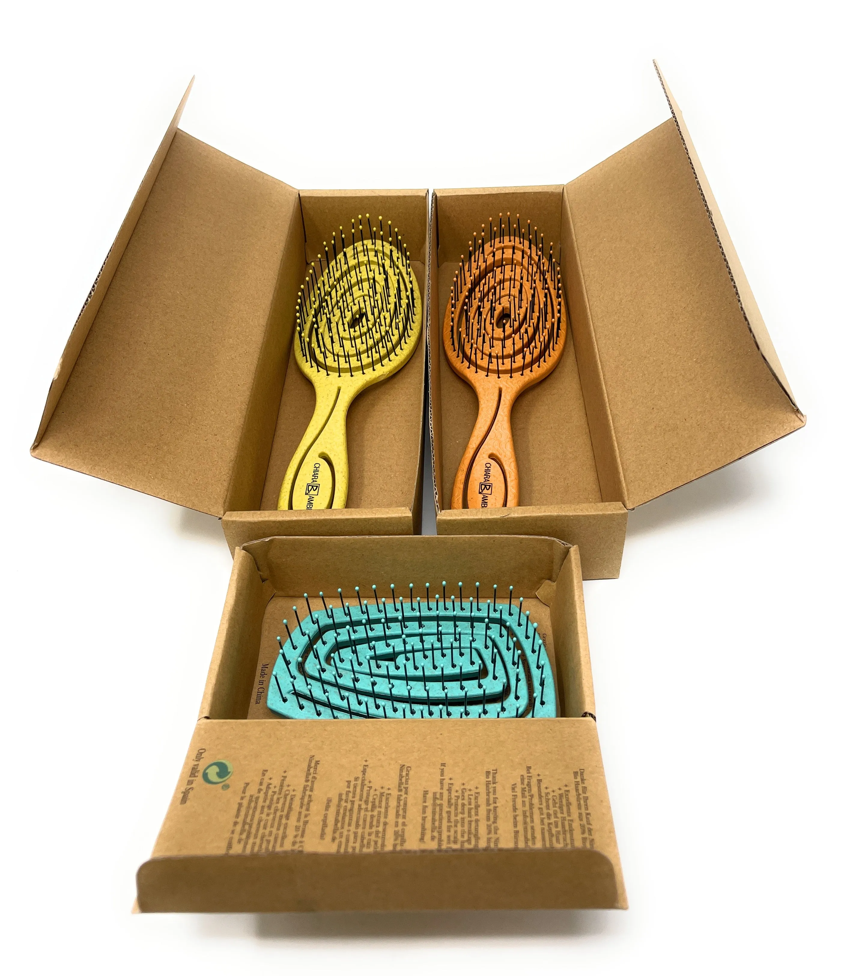 CHIARA AMBRA Detangling Hair Brush Set