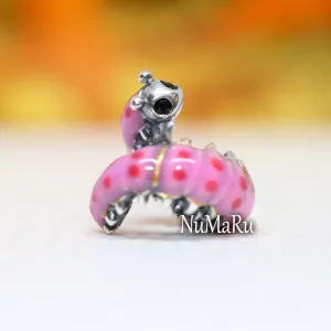 Cute Curled Caterpillar Charm 790762C01