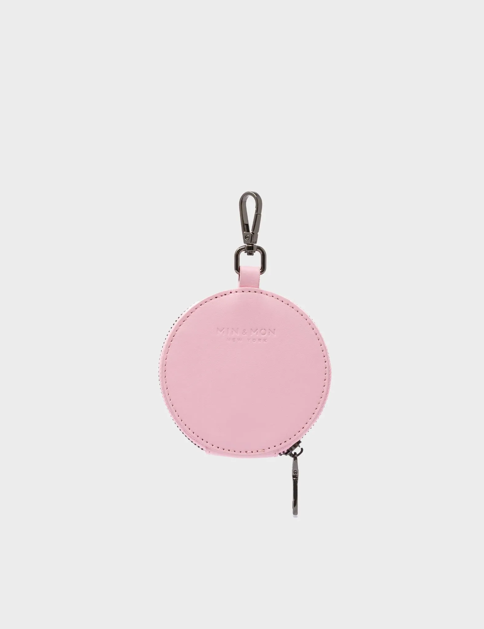 Dottie - Pink Leather Pouch Charm