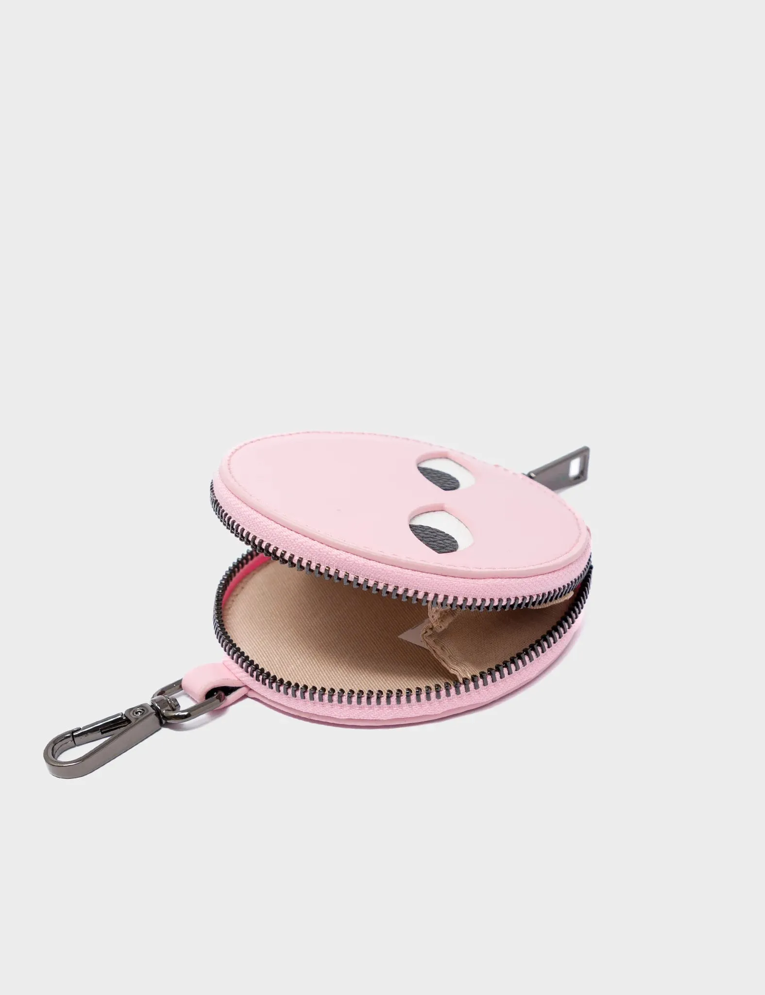 Dottie - Pink Leather Pouch Charm