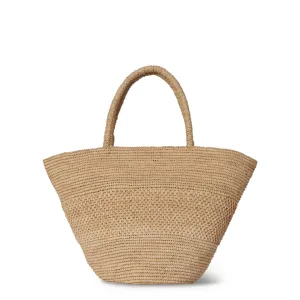 Emilie Raffia Basket, Natural