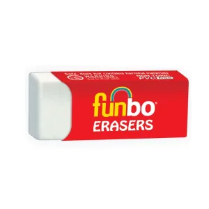 Funbo Medium Eraser Ploy Bag 10 Pcs Pack