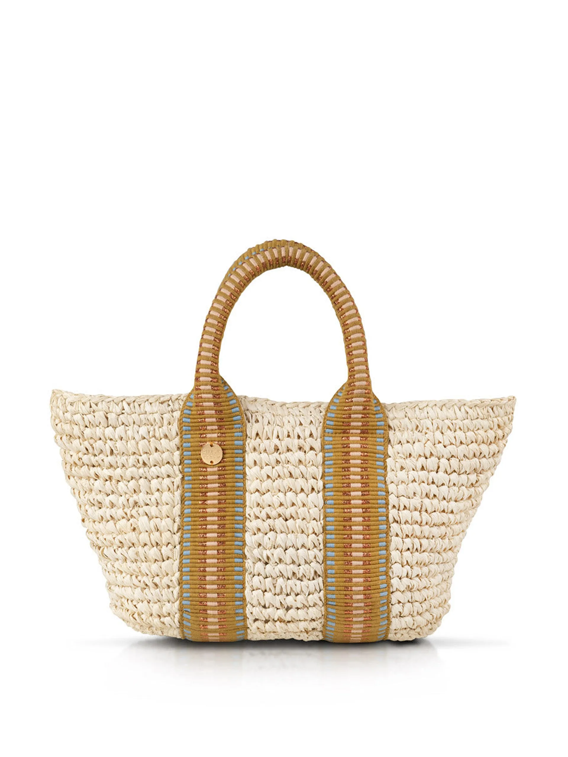 Gili raffia tote bag