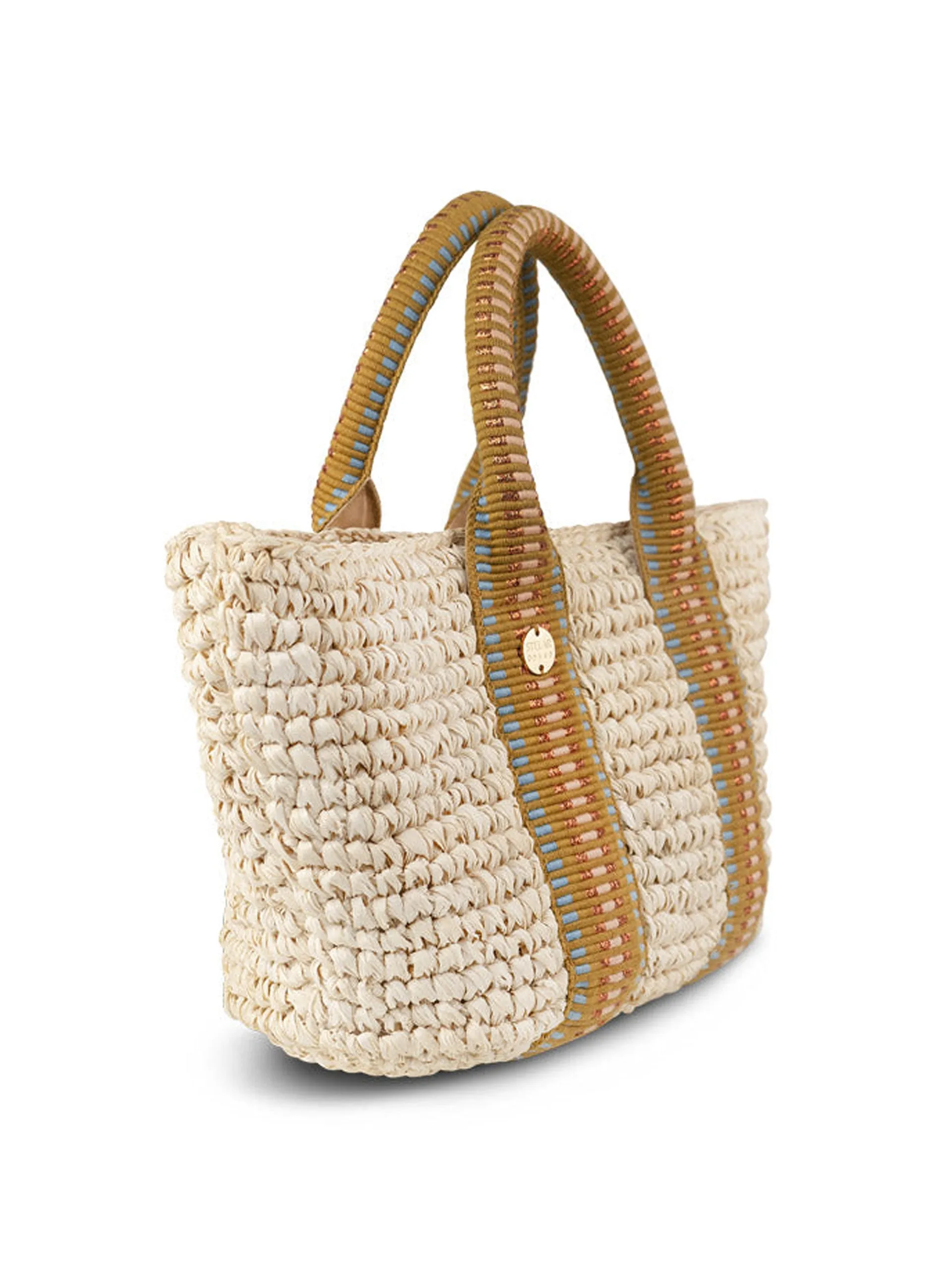 Gili raffia tote bag