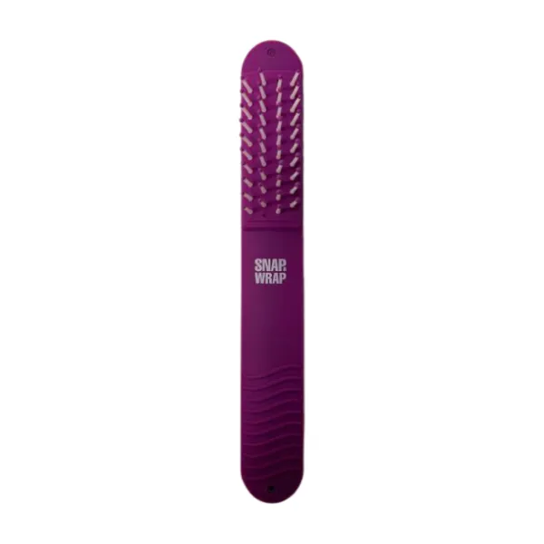 Glamza 'Snap N Wrap' 2 in 1 Hair Brush & Hair Bun