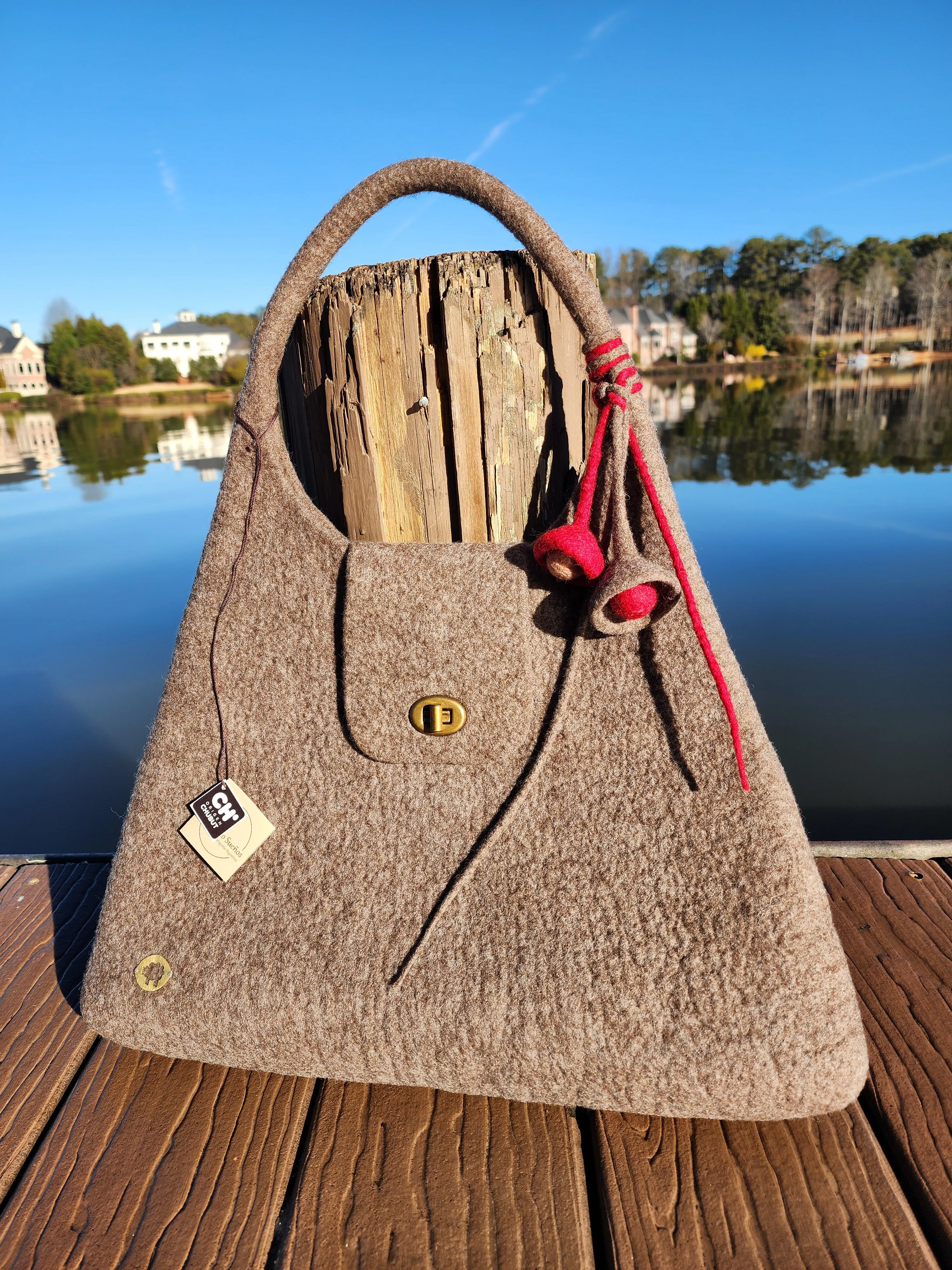 Handbag Merino Wool Felt Chalten