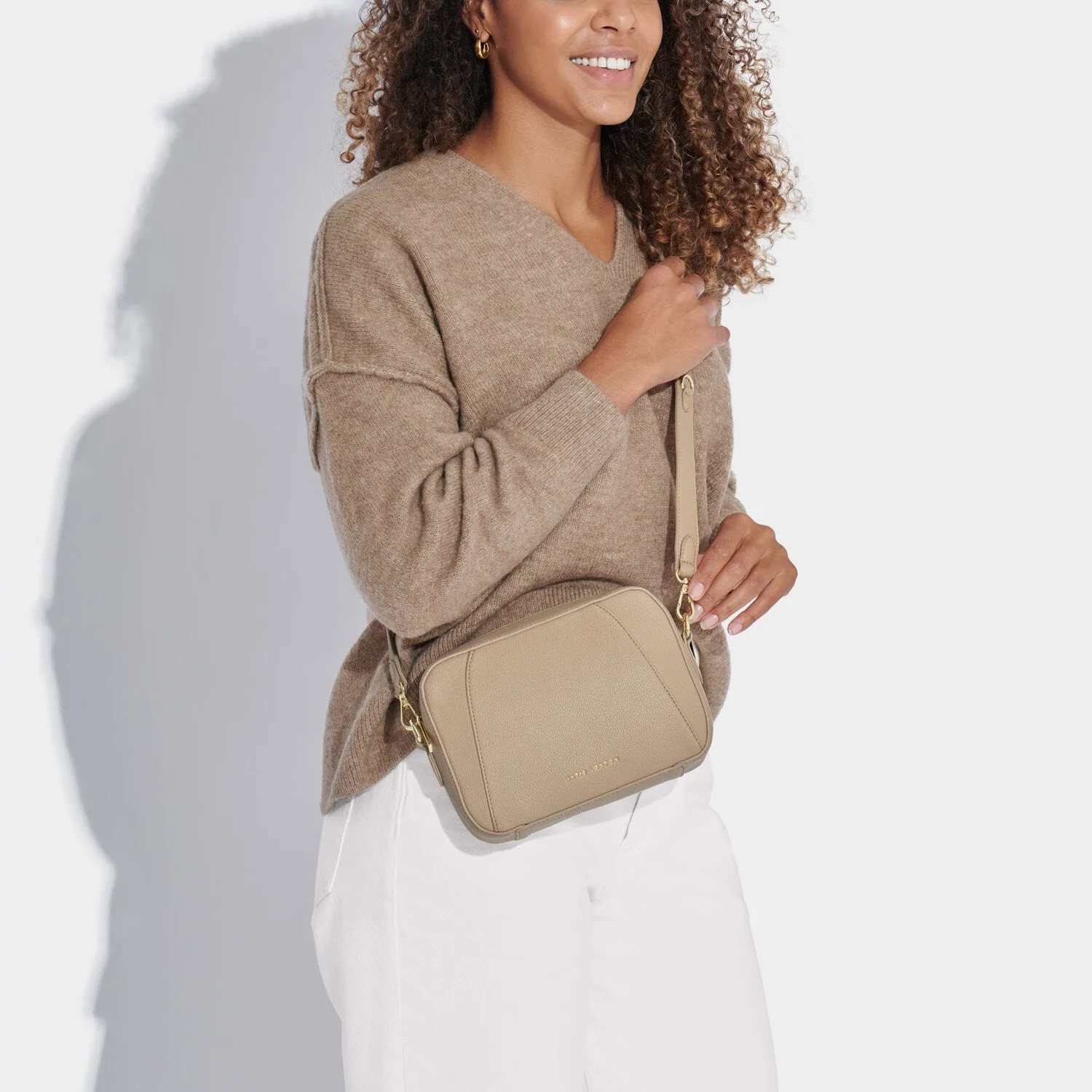 Katie Loxton Light Taupe Hana Crossbody Bag KLB3273