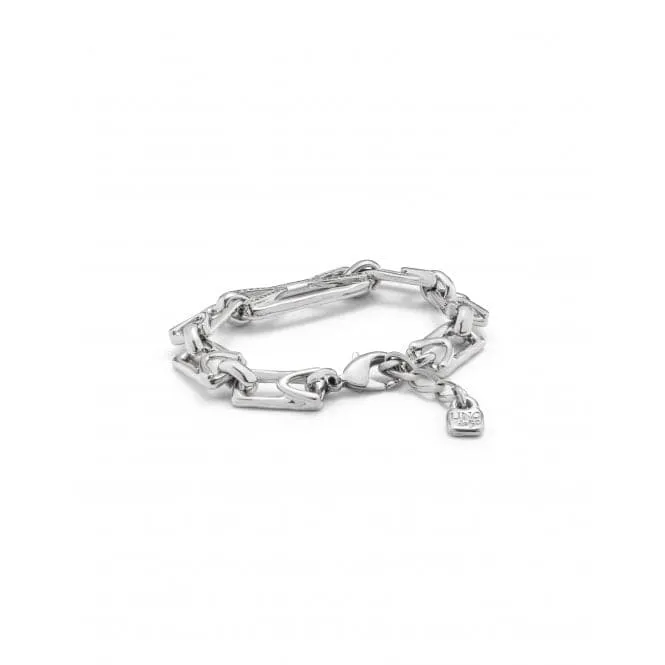 Ladies Brave Silver Medium Impresive Topaz Bracelet PUL2390BLNMTL0M