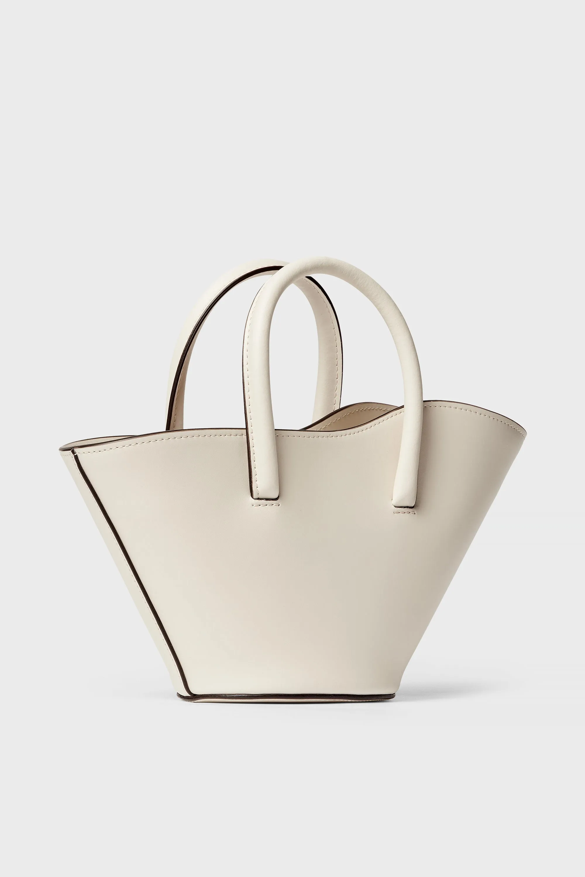 Marble Open Tulip Tote Micro