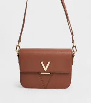 Margot Vegan Bio-Based Bamboo Leather Crossbody in Brown