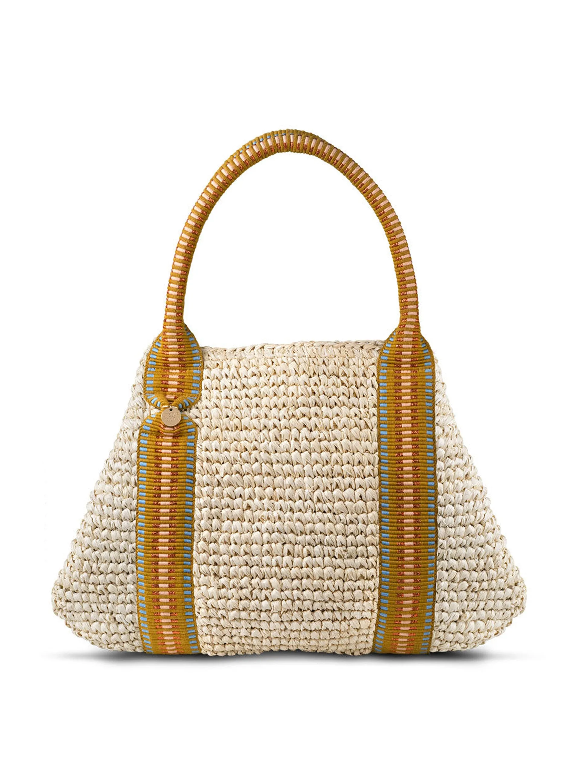 Misool raffia tote bag