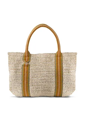 Misool raffia tote bag