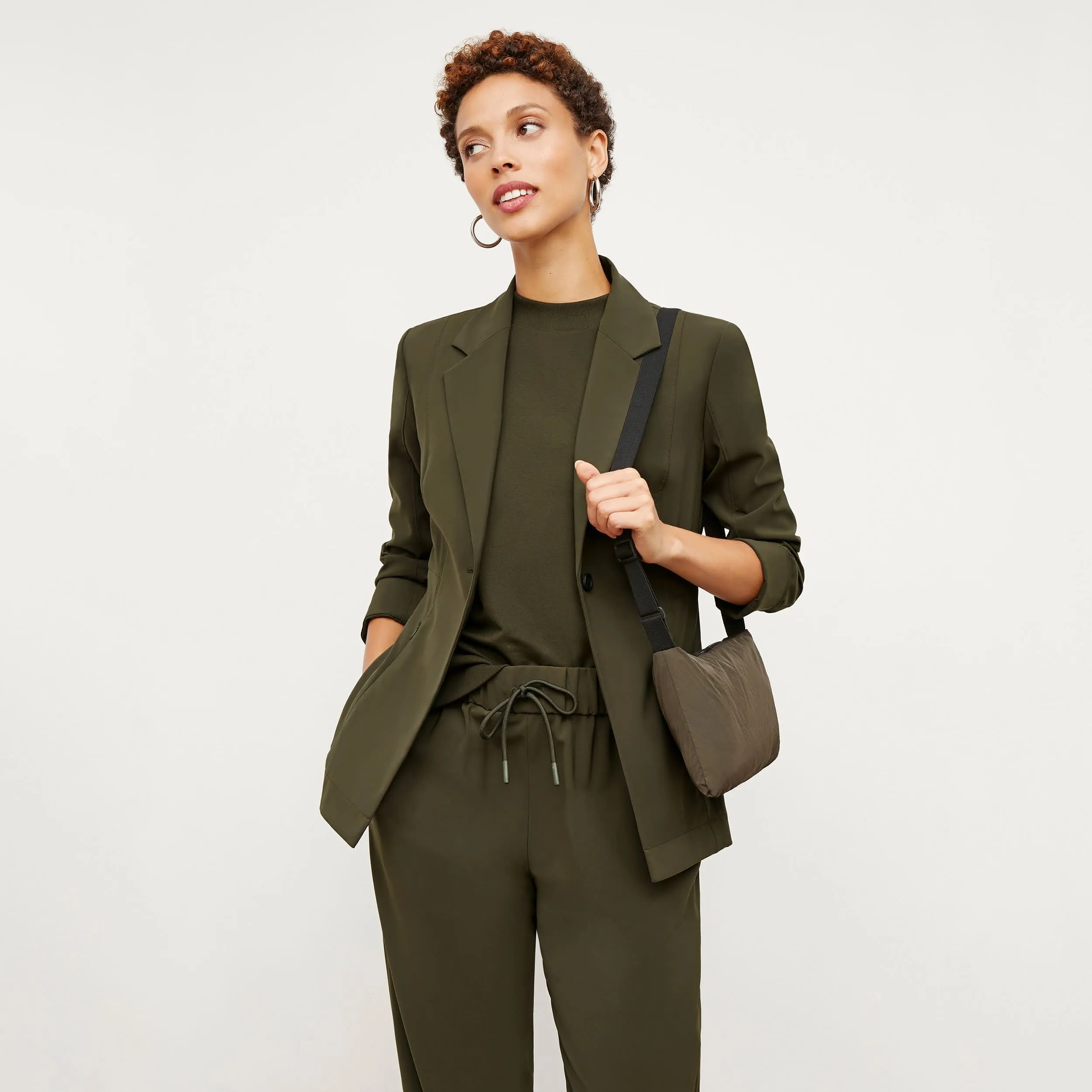 Moreland Travel Blazer - OrigamiTech :: Olive