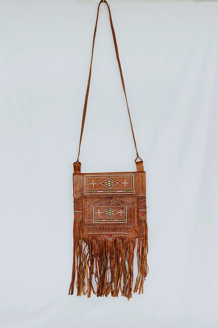 Moroccan Handcrafted Crossbody Bag - B