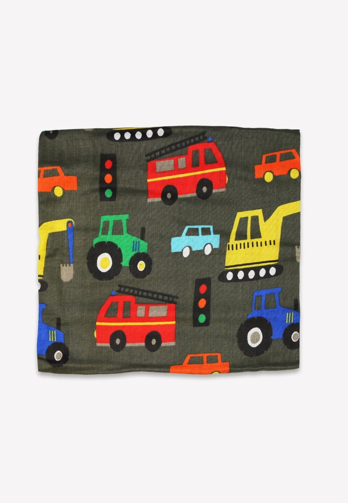 Organic Transport Print Muslin 2-Pack