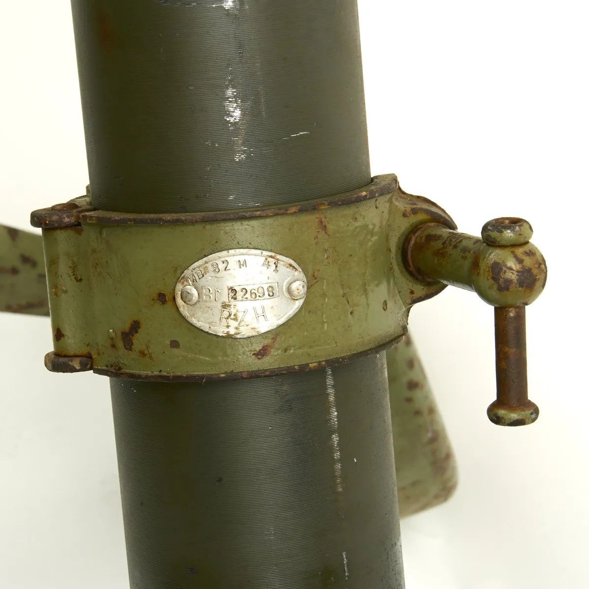 Original Russian WWII M1941 82mm 82-PM-41 Display Mortar- Dated 1942