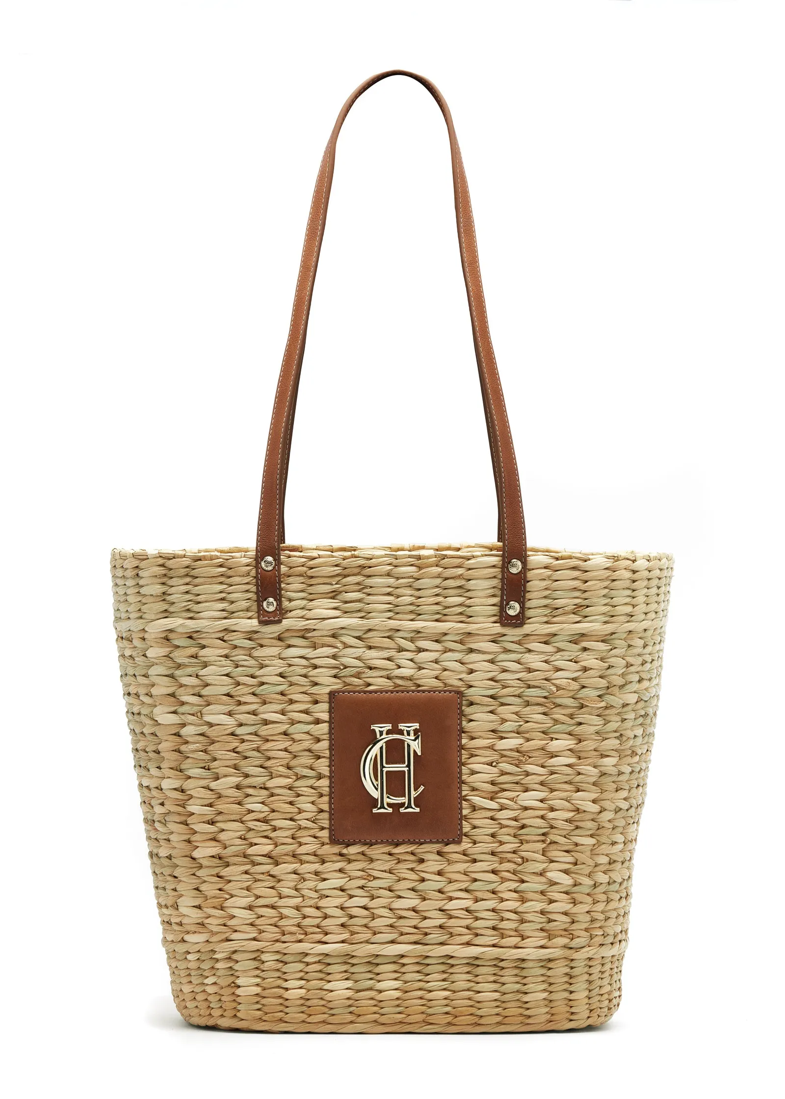 Paloma Straw Tote (Natural Tan)