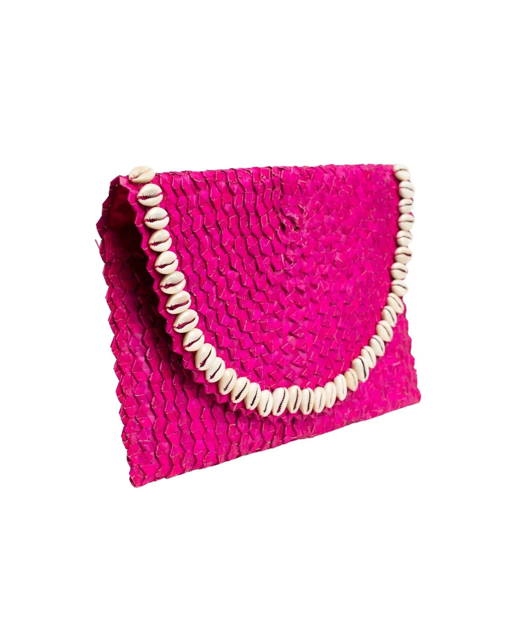 Pandegelang Raffia Seashell Clutch by FutureBrandsGroup