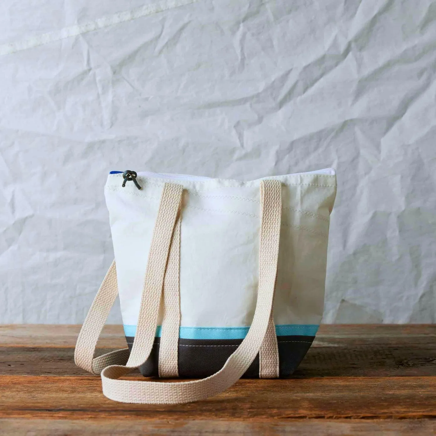 Recycled Sail Keel Tote Bag, Whale Tail