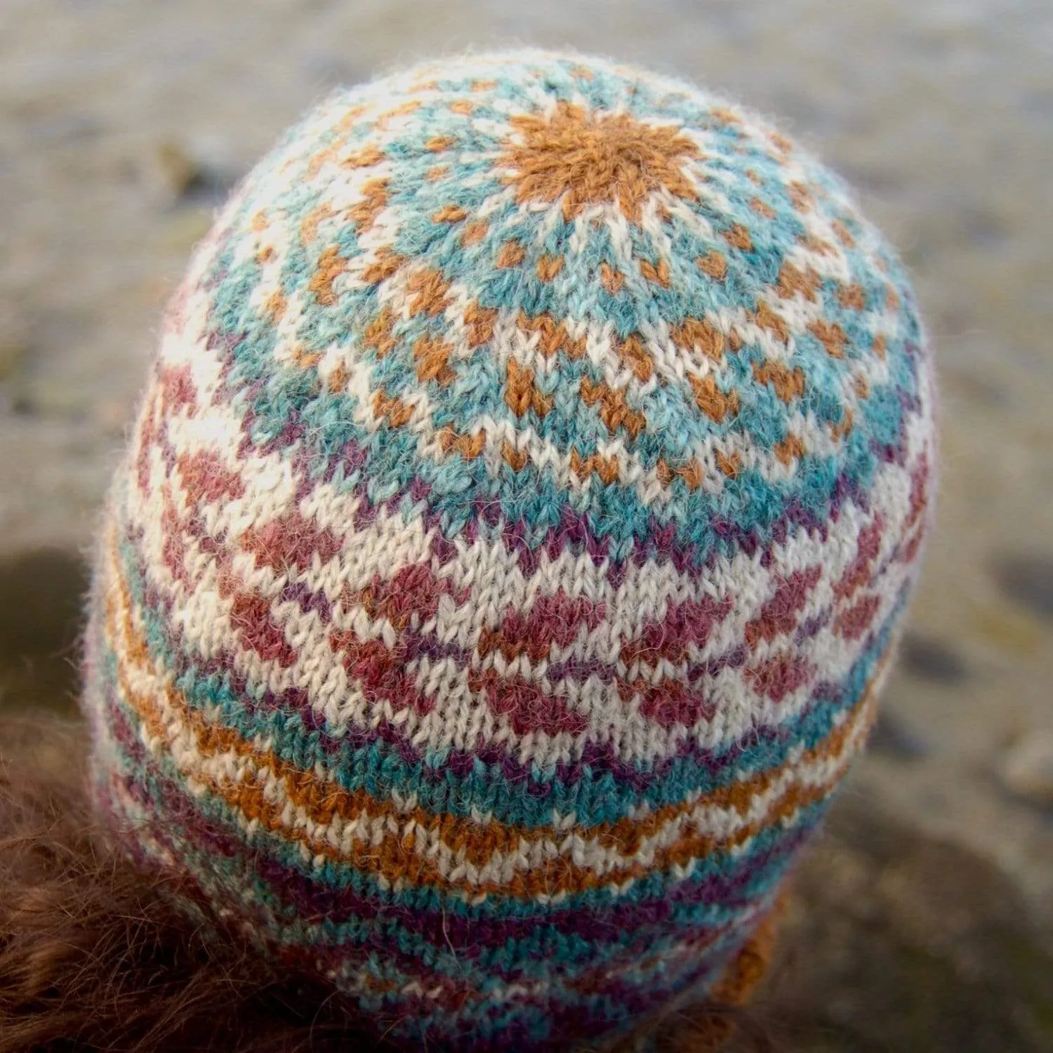 Seawall Hat & Mitten Yarn Set by Mary O'Shea in Marie Wallin British Breeds