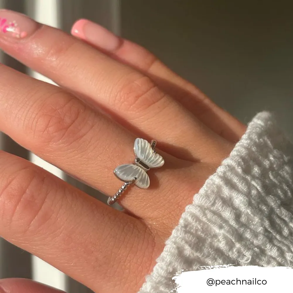 Shell Butterfly Ring