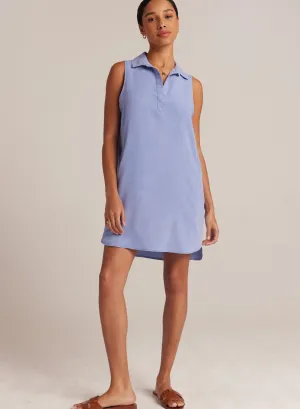 Sleeveless A-Line Dress - Peri Blue