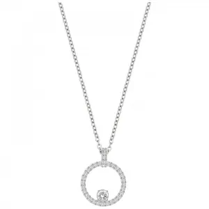 Swarovski Creativity Circle Pendant White Rhodium plated 5198686