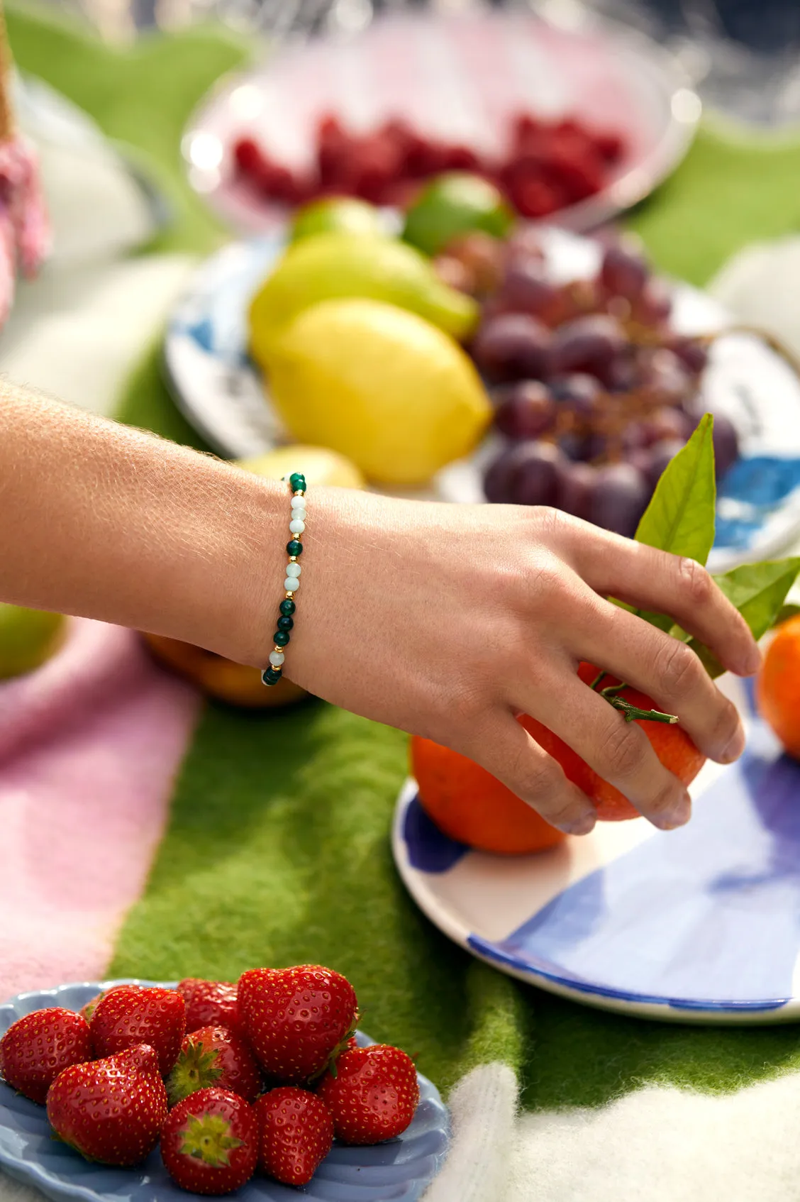 T-Bar Beaded Bracelet