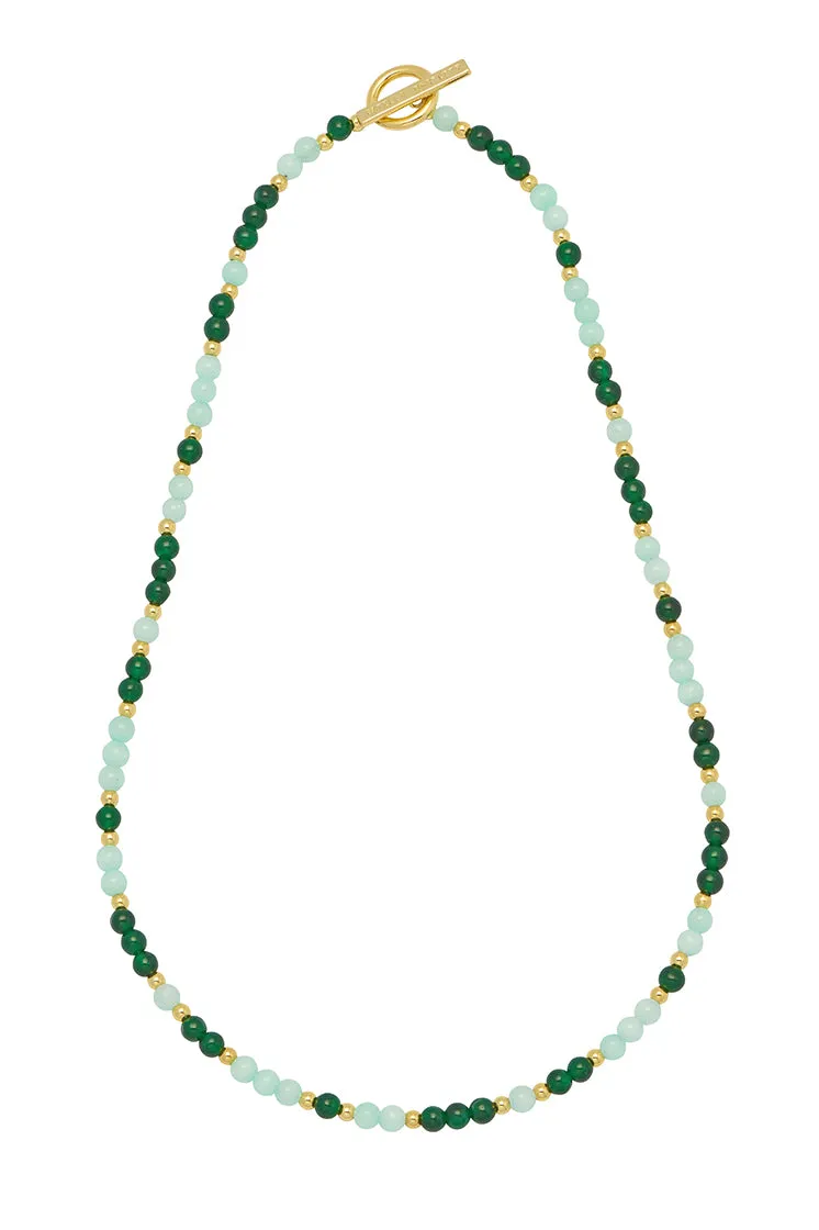 T-Bar Beaded Necklace