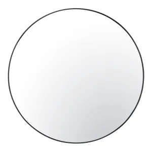 Tablet 458MI40BL 40-Inch Round Wall Mirror - Black