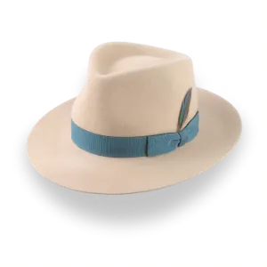 Tan Fedora for Men In Exclusive Crown Shape | The Drake