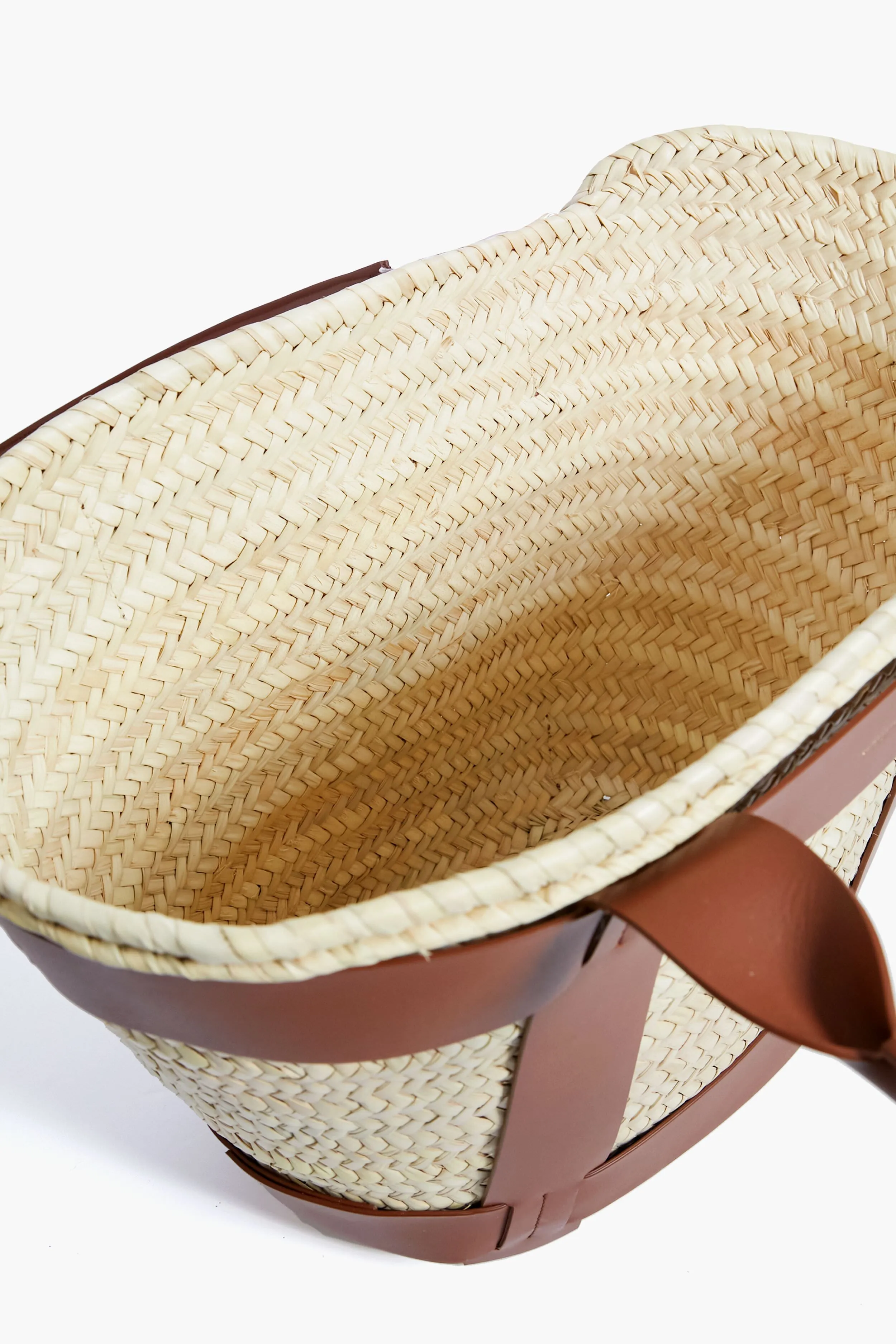 Tan Natural Raffia Maxi Santorini Bag