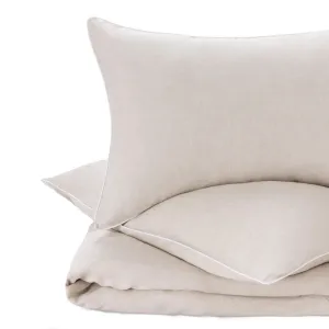 Tercia Pillowcase [Natural/White]