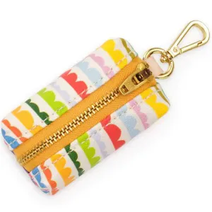 The Foggy Dog Leash Waste Bag - Scallop Stripe